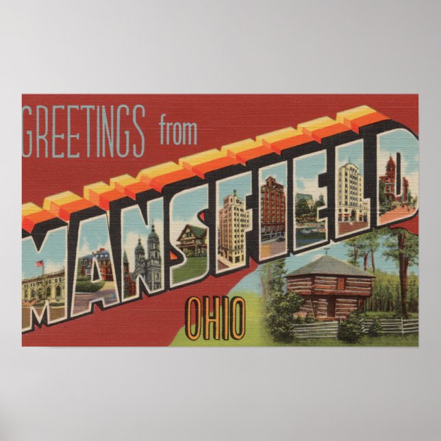 Mansfield, Ohio - Stora Brev Scenes Poster (Framsidan)