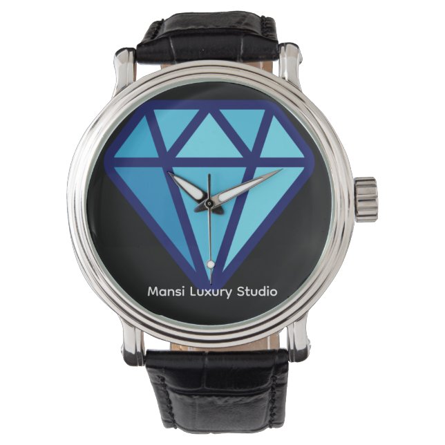 Mansi Luxury Studio Diamond Logo Smartwatch  Armbandsur (Framsida)