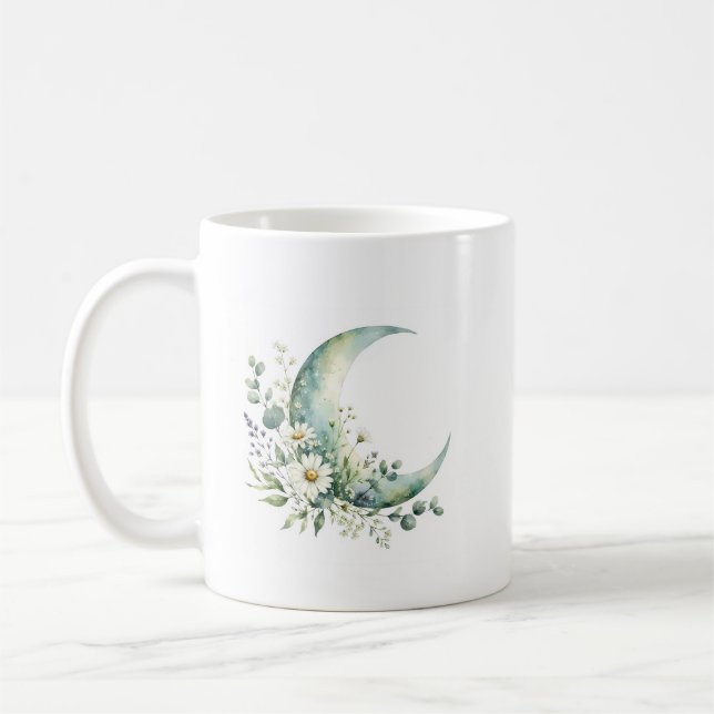Månsilkes Vilda Blommor Akvarell Mugg (Vänster)