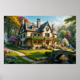 Mansion av den Perfekt som fångas Poster