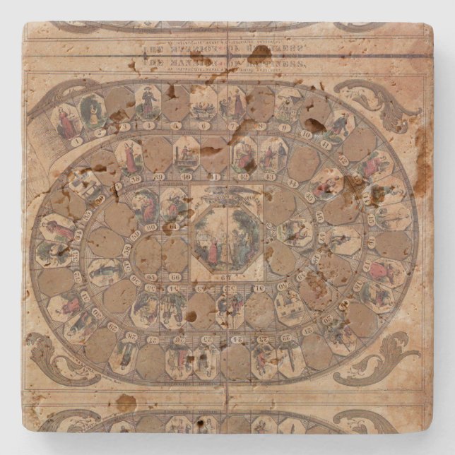 Mansion of Happiness – old game Stenunderlägg (Framsidan)