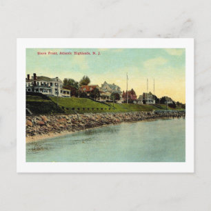 Mansioner, högländer, New jersey Vintage Vykort