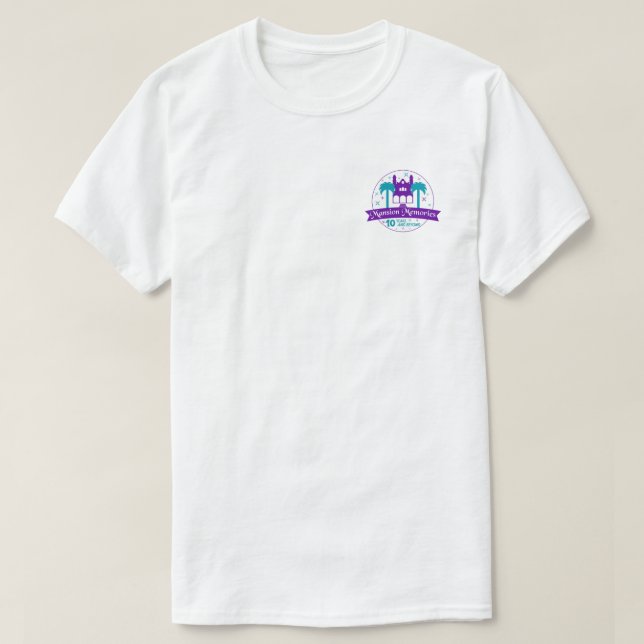Mansionsminnen 10 års Logotyp T-shirts (Design framsida)