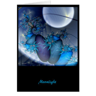 Månsken Hälsningskort