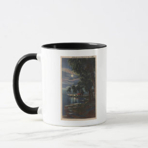 Månsken på en Florida BeachFlorida Mugg