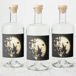 Månsken Spritflaskor Etikett