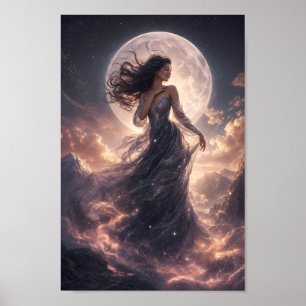 Månsken Stjärnljus Nåde Fantasi Väggposter Poster