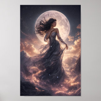 Månsken Stjärnljus Nåde Fantasi Väggposter Poster