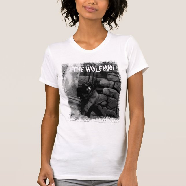 Månsken Wolfman T Shirt (Framsida)