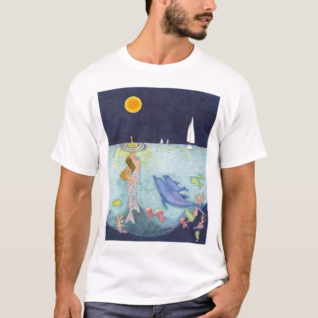 Månskenkorsning mig t-shirt (Framsida)