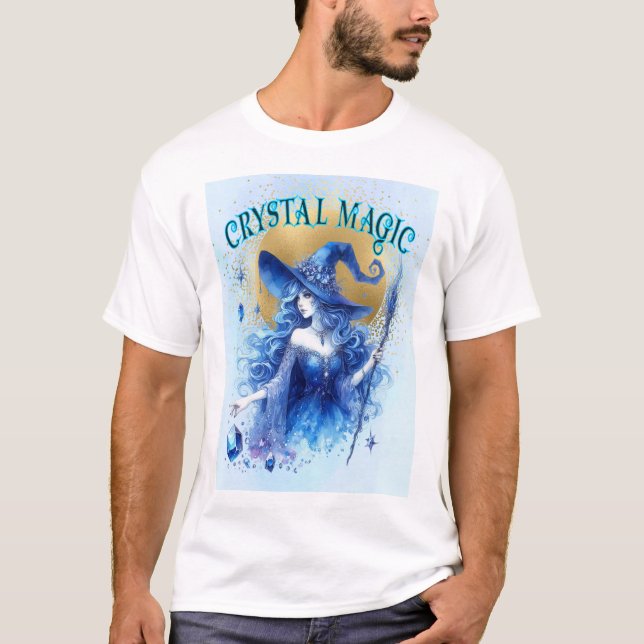 Månskensförtrollning Kristallmagi T Shirt (Framsida)