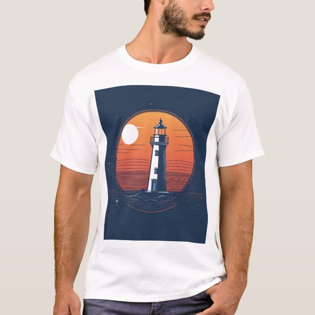 Månskensfyren Serenitet. T Shirt (Framsida)