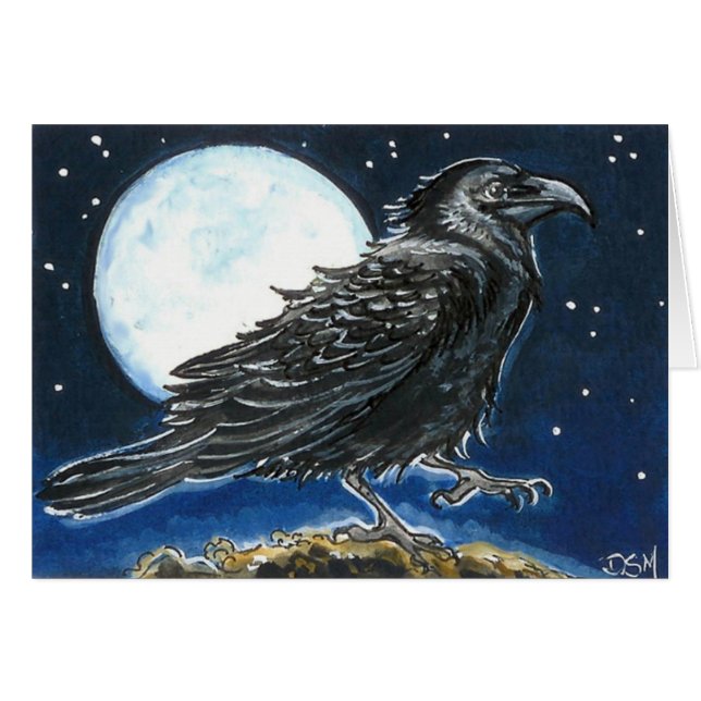 Månskenstötta Hälsningskort (Framsidan Horizontal)