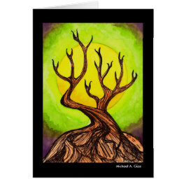 Månskenträd Hälsningskort