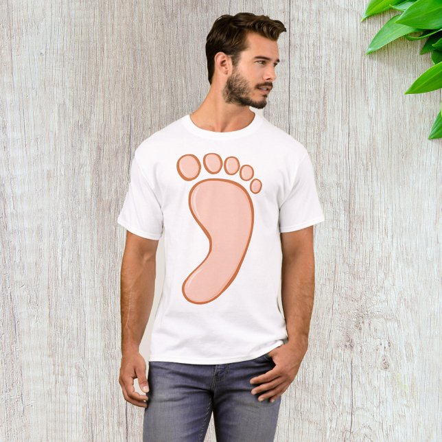 Mänsklig högerfot t shirt (Skapare uppladdad)
