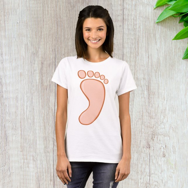 Mänsklig högerfot t shirt (Skapare uppladdad)