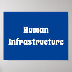 Mänsklig infrastruktur poster