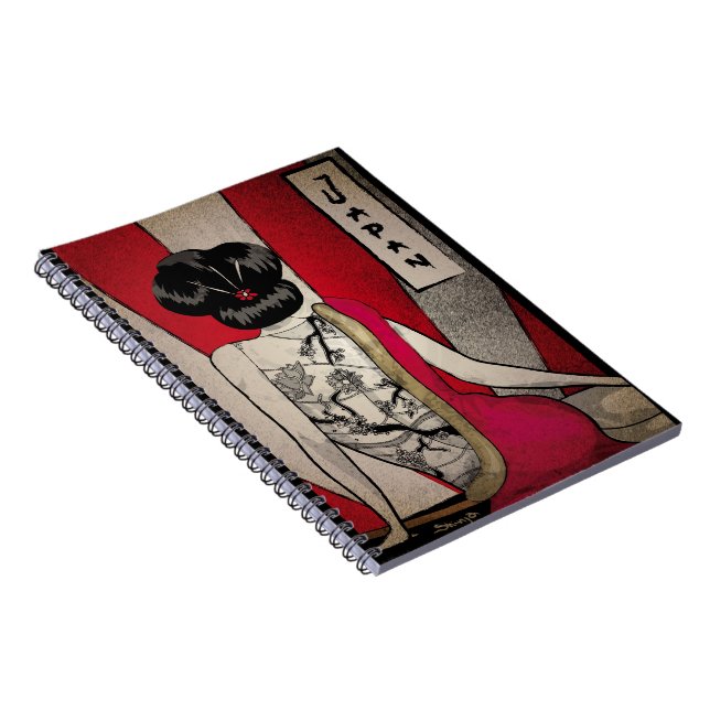 Mänsklig konst anteckningsbok med spiral (Högra Sidan)