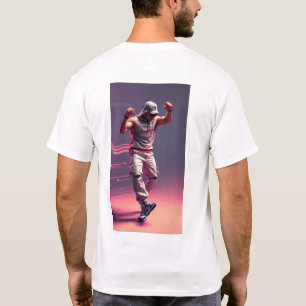 mänsklig kropp som dansar i hip hop-stil t shirt