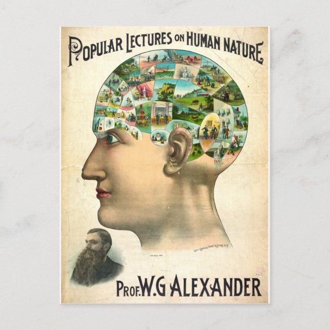 Mänsklig natur vykort (Framsida)