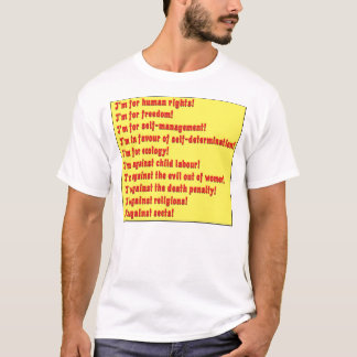Mänsklig rättighet t-shirt