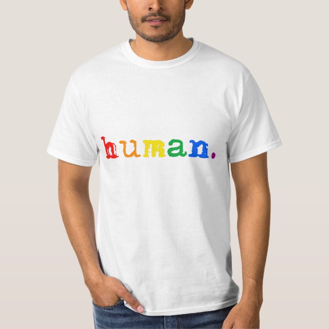 Mänsklig stolthet t shirt (Framsida)