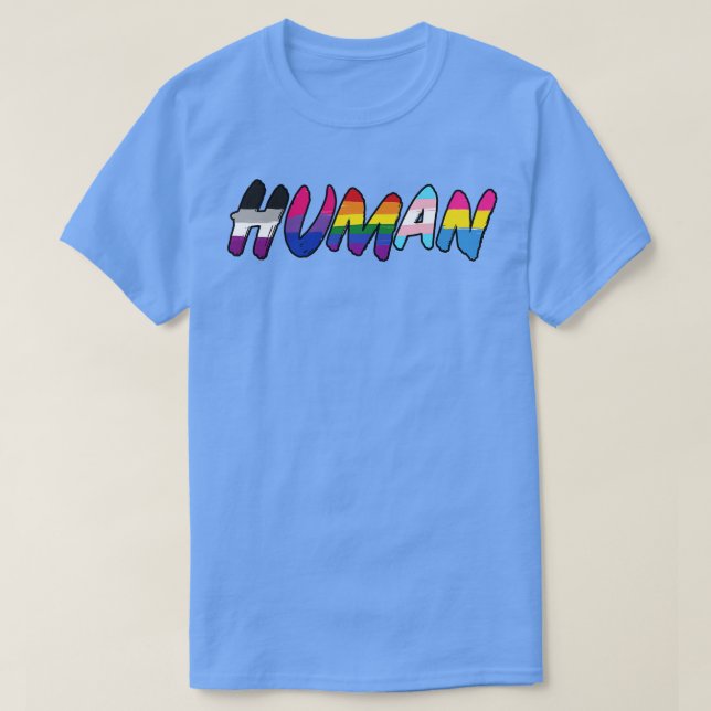 Mänsklig T Shirt (Design framsida)
