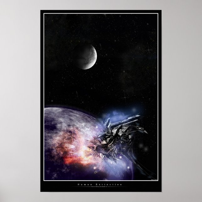Mänsklig utplåning poster (Framsidan)