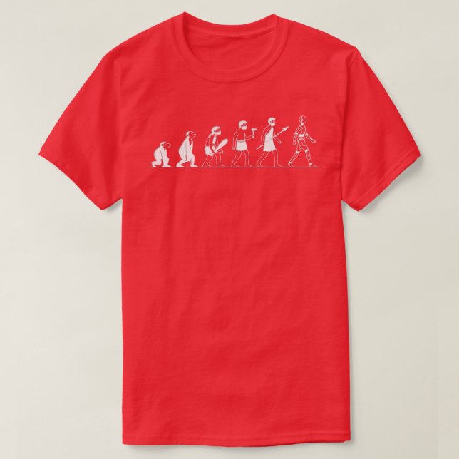 Mänsklig utveckling t shirt (Design framsida)