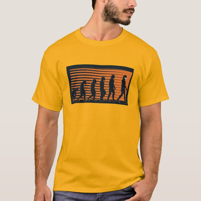 Mänsklig utveckling t shirt (Framsida)