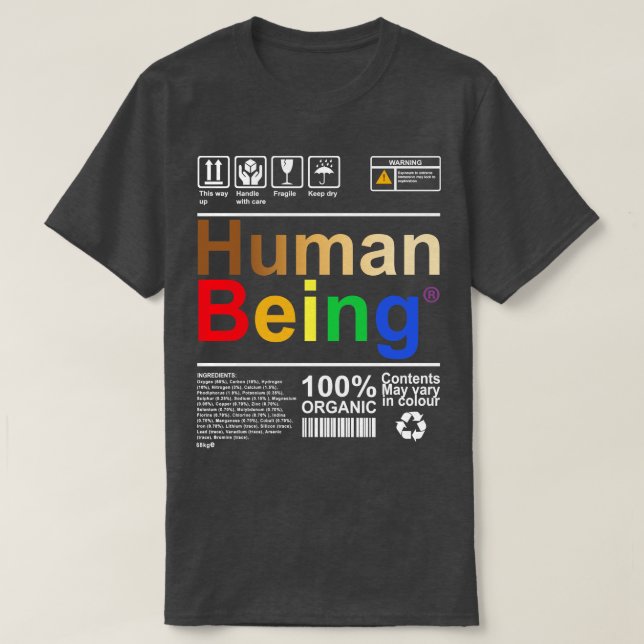 Mänsklig vetenskap t shirt (Design framsida)