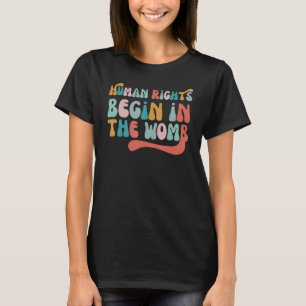 Mänskliga Höger börjar i WTO T Shirt