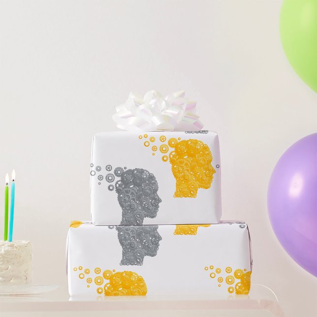 Mänskliga huvudredskap presentpapper (Skapare uppladdad)