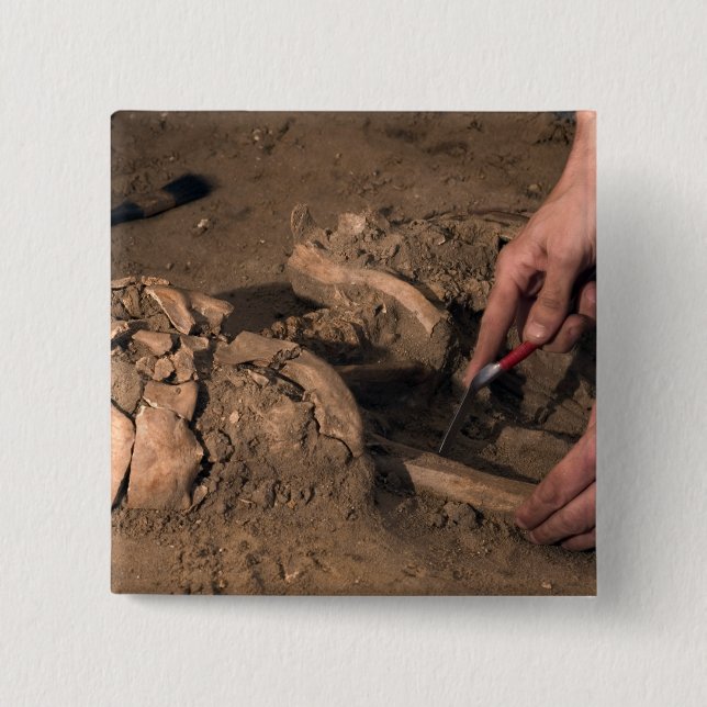 Mänskliga kvarlevor knapp (Framsida)