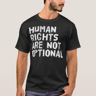 MÄNSKLIGA RÄTTIGHETER ÄR INGEN OPIONAL LGB Gay Gif T Shirt
