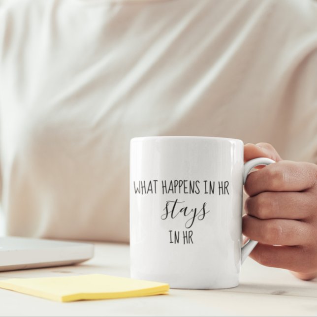 Mänskliga resurser Vad händer i HR Stays Humor Kaffemugg (Skapare uppladdad)