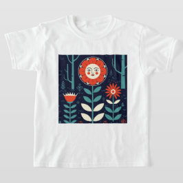 Mänskliggjorda blommor t shirt