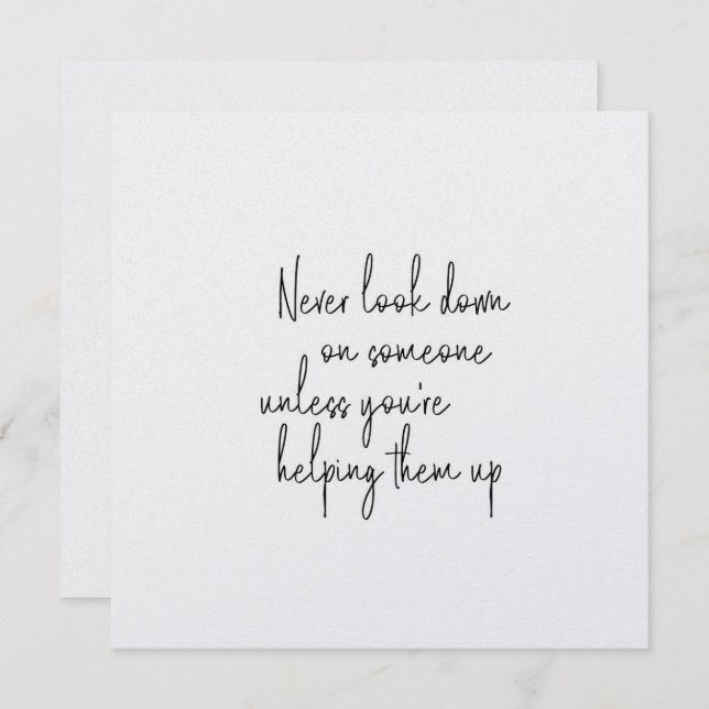 MÄNSKLIGHET 5,25 x 5,25-kort Inbjudningar (Fram/baksida)