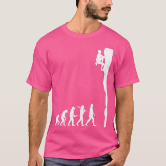 Mänsklighetens utveckling Klippklättring Klättring T Shirt