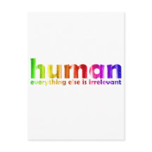 Mänskligt - Allt annat är irrelevant