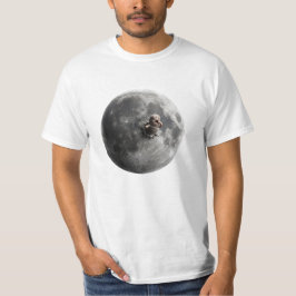 Månskogs Surreal Fullmåne Rymdkonst T Shirt