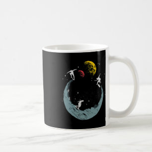 Månskridskoåkare Skridskoåkning - Skateboard Kaffemugg