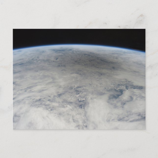 Månskuggan över norra Stilla havet. Vykort (Framsida)