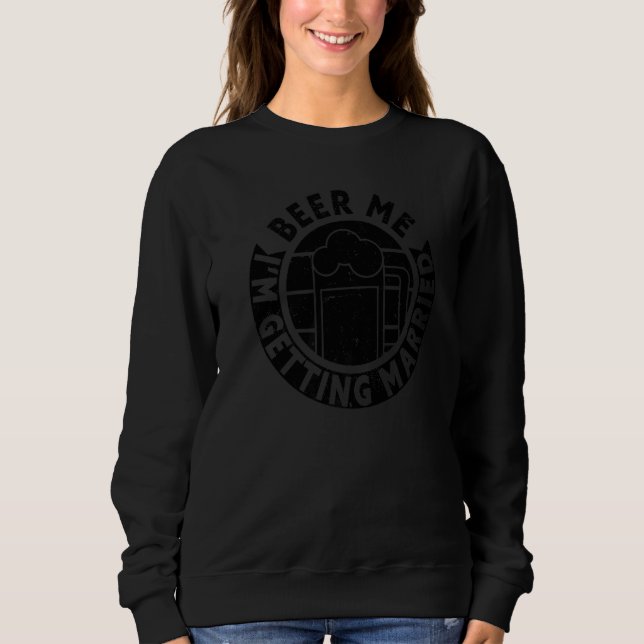 Mansöl Mig Jag Giftar Mig Sventruparty Brudgum T Shirt (Framsida)