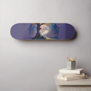 Månsömmnaren - Lugnt natthimmel Mini Skateboard Bräda 18,5 Cm