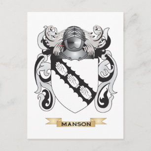 Manson Jackar av Arm (Family Crest) Vykort