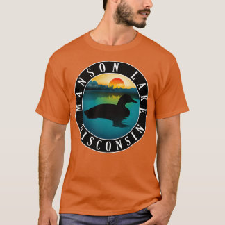 Manson Sjö Wisconsin Loon T Shirt