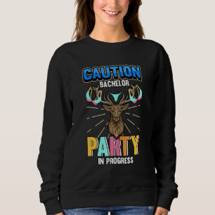 Mansperson Varning Sjungningsfest Pågår Brudgum 1 T Shirt