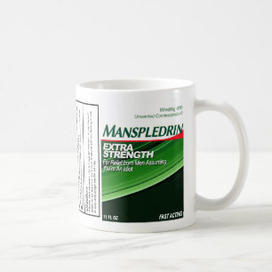 Manspledrin Mugg   Mandelvård för feminist