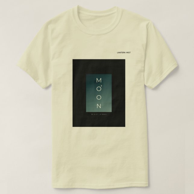 Månstämningsdesign. T Shirt (Design framsida)